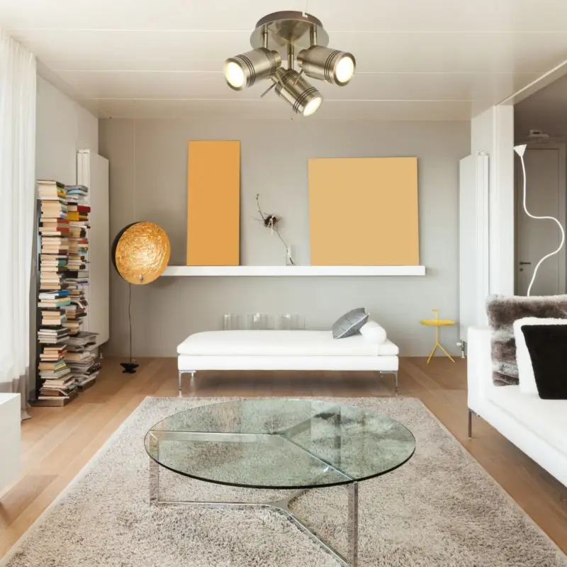 Pas Cher Plafonnier Salle de Bain Spot 3x5W GU10 Laiton