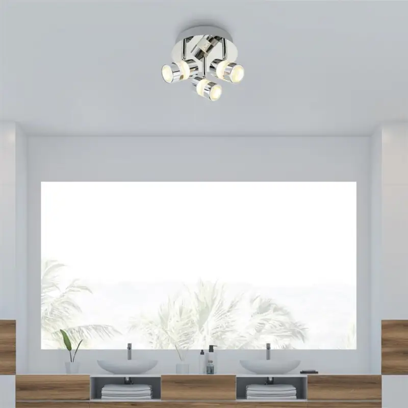 Bon Plan Plafonnier Salle de Bain Bubbles 13,5W LED Chrome
