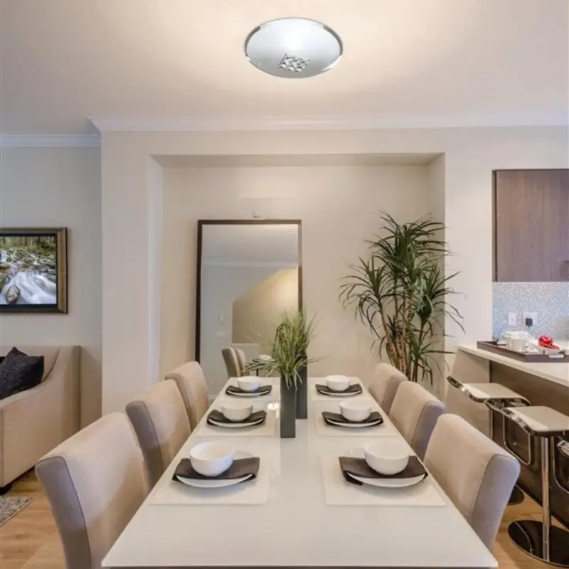 Plafonnier Plat Horizon 1x10W E27 Blanc Dernier Modèle