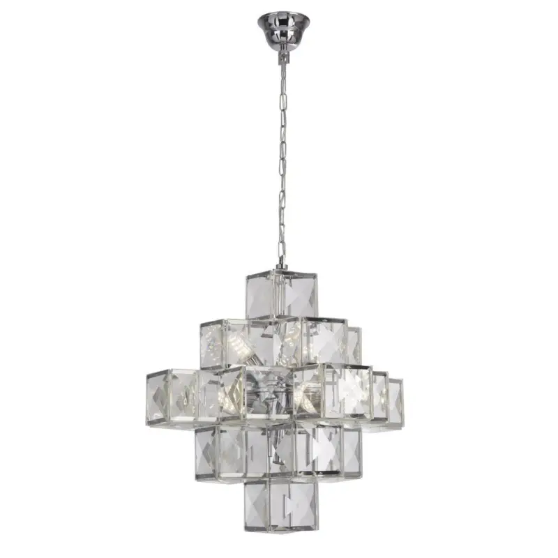 Suspension Glacier 7x40W E14 Chrome Réduction