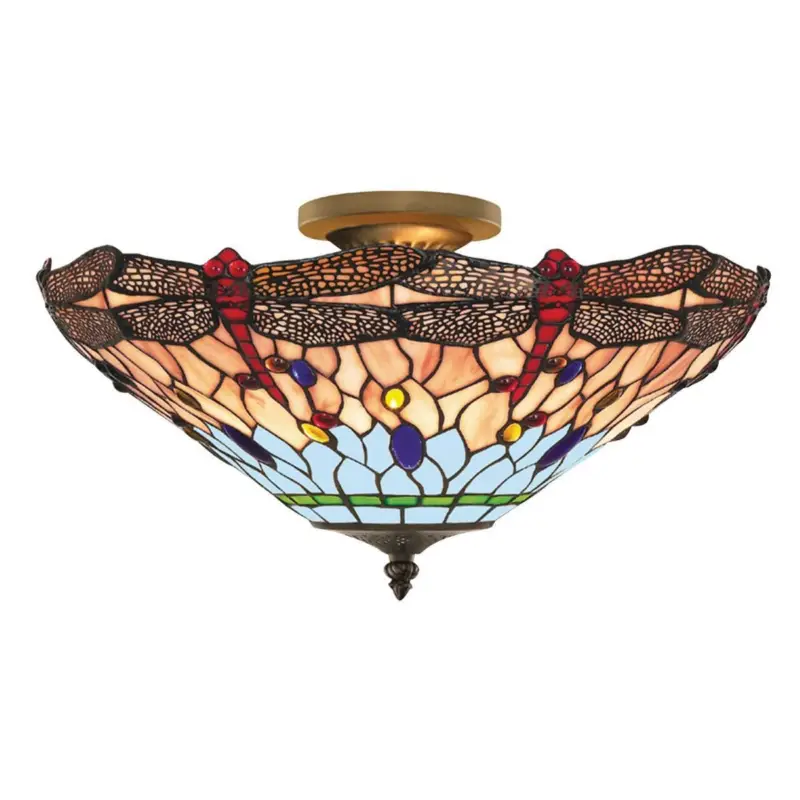 Applique Tiffany Catalina 1x60W E27 Multicouleur Commander Maintenant