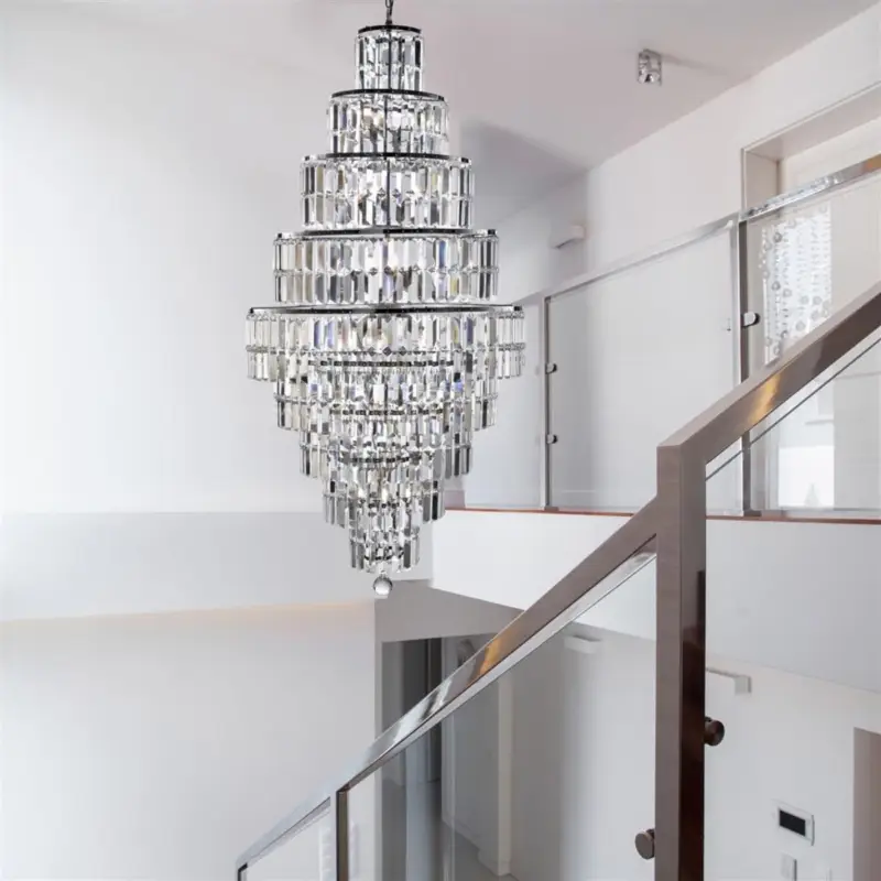 Lustre Cascade Empire 13x40W E14 Chrome Commande En Gros