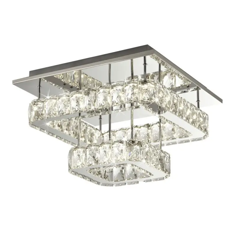 Plafonnier Led 30W LED Chrome Gris Commande En Gros