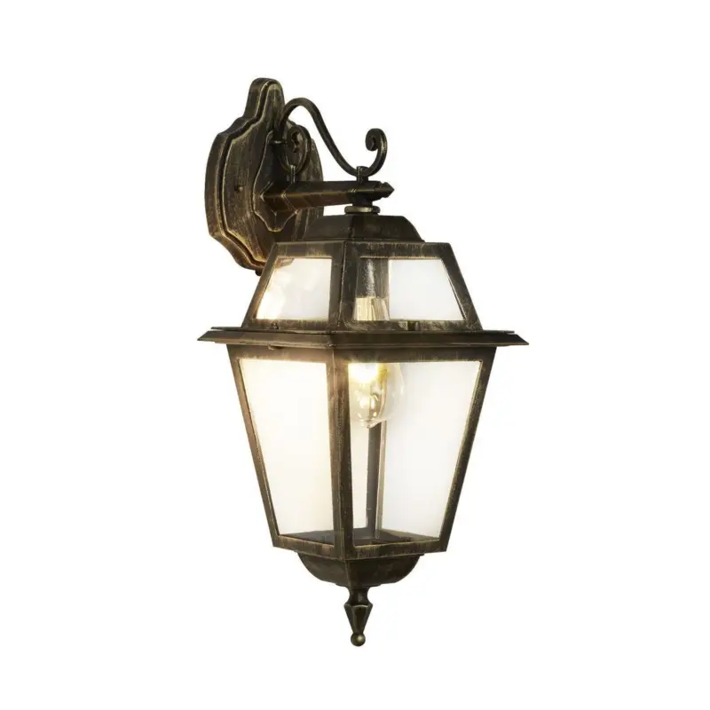 Applique Extérieur New Orleans 1x60W E27 Or Noir 1522 Bon Marché
