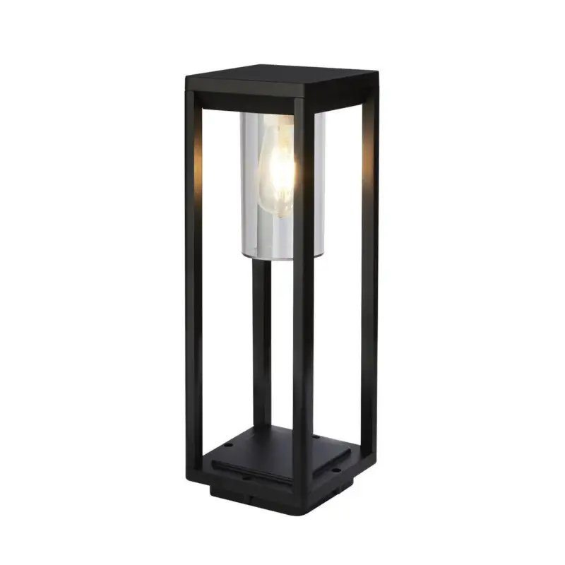Offre Exclusive Borne Lumineuse Extérieur Atlanta 1x15W E27 Noir Poncé H450
