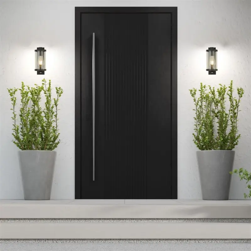 Quantité Limitée Applique Extérieur Bakerloo 1x60W E27 Gris Foncé