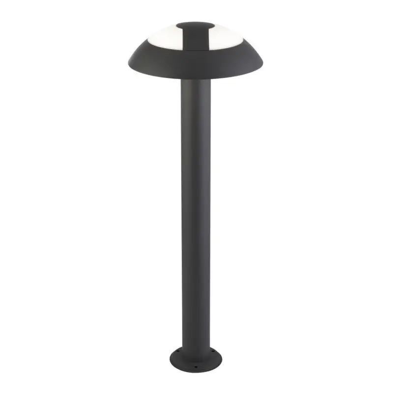 Satisfait Ou Remboursé Borne Extérieur Mushroom 15W LED Gris Foncé H730