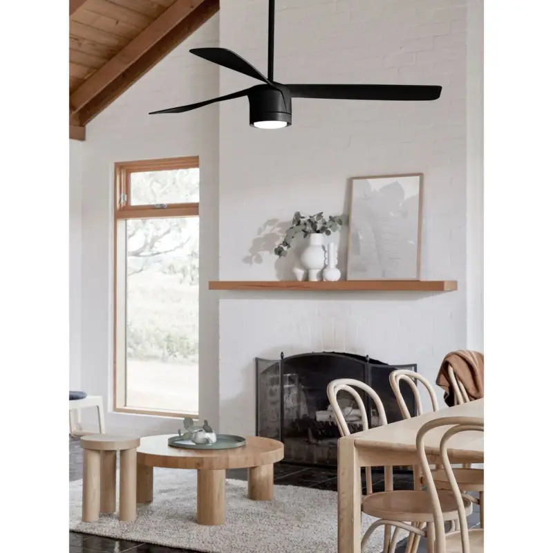 Vente Flash Ventilateur Plafond Peregrine LED 142cm Noir