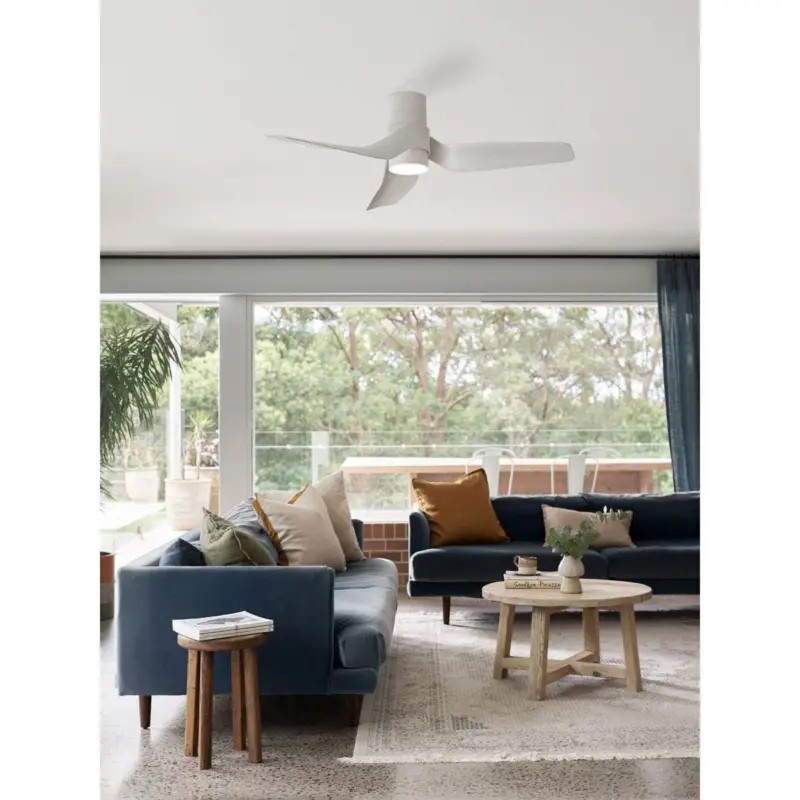 Ventilateur Plafond Nautica LED 132cm Blanc Promotion