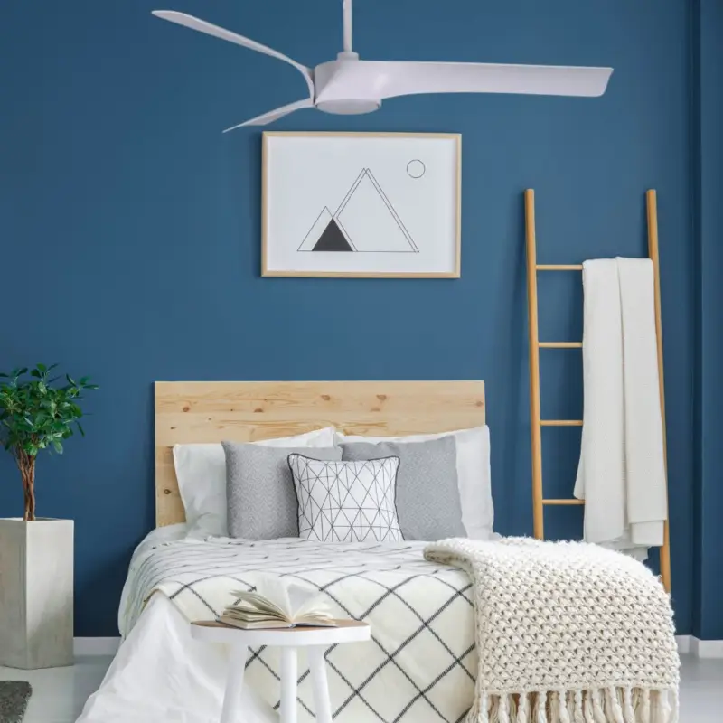Remise Ventilateur Plafond Line 132cm Blanc