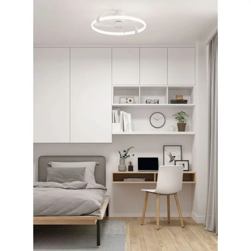 Produit De Marque Ventilateur Plafond Nepal Mini 75cm Blanc