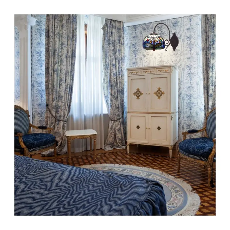 Prix Cassé Applique Style Tiffany Belle Epoque 1x40W E14 H29