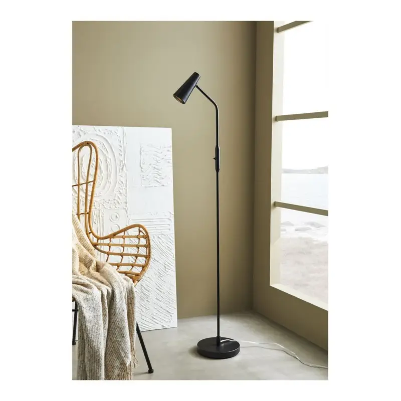 Lampadaire Crest 1x7W GU10 Noir Prix Réduit