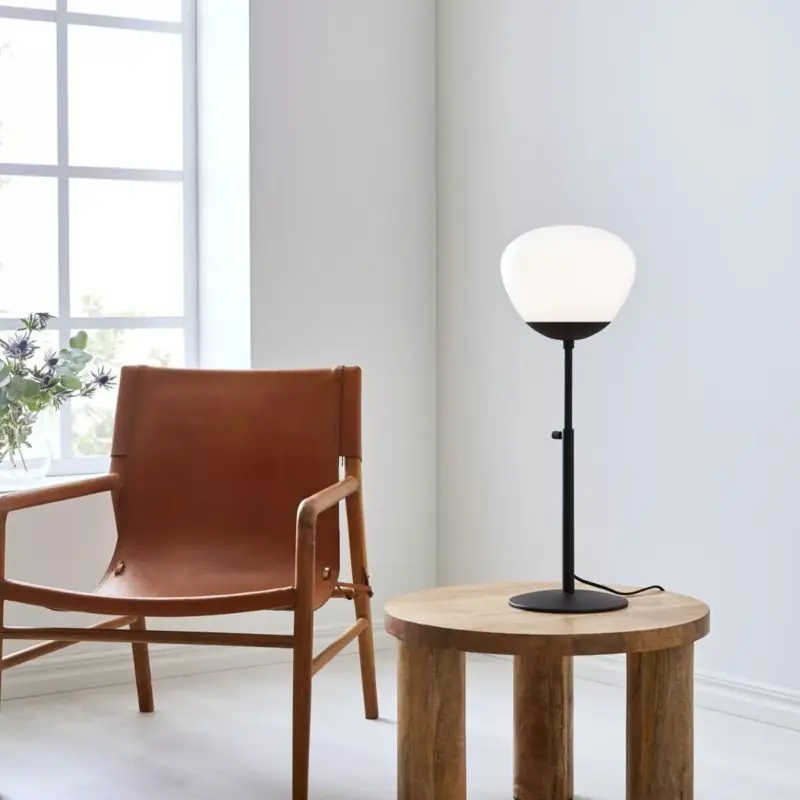 Lampe Rise 1x40W E27 Noir Fumé Dernier Modèle