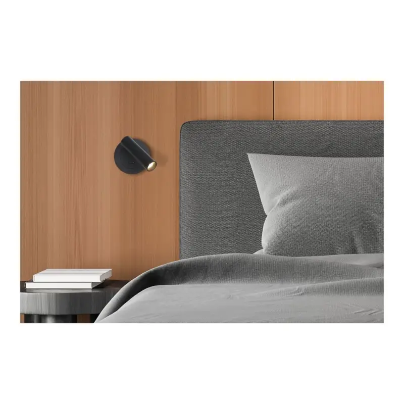 Prix Promo Applique murale Liseuse Tête de lit Atria 1x3W LED Noir