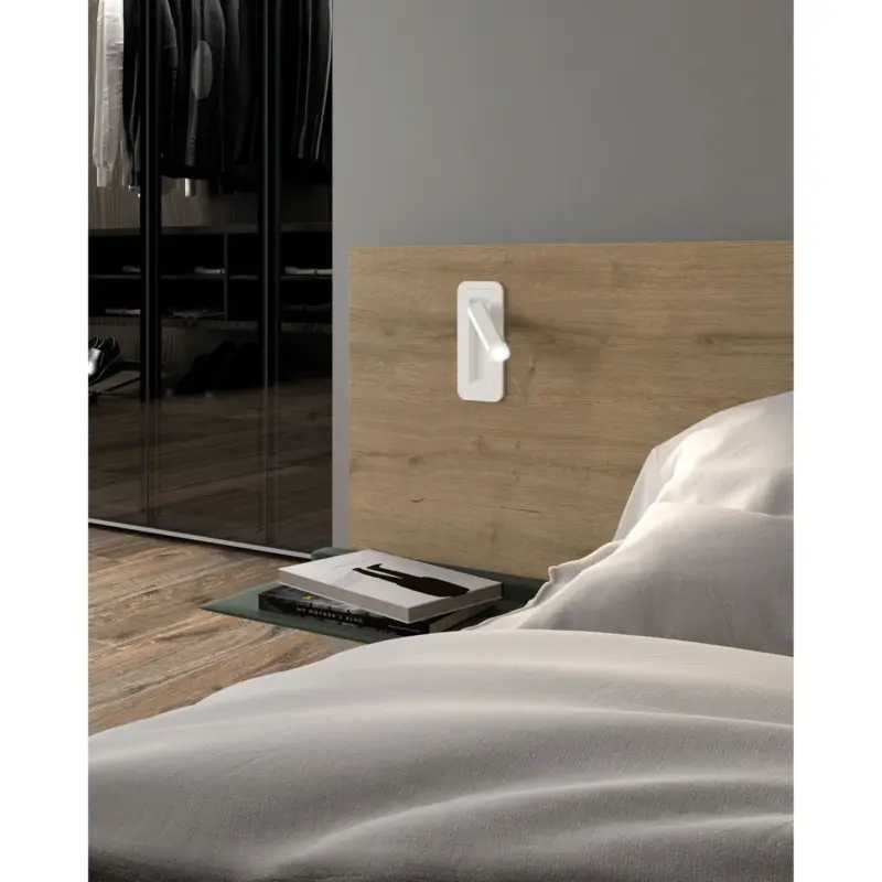 Remise Applique Liseuse tête de Lit Boheme 1x3W LED Blanc