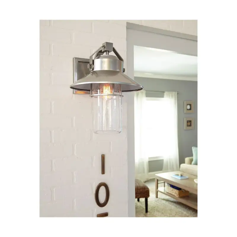 Vente Directe Applique Murale Boynton 1x60W Acier H390mm