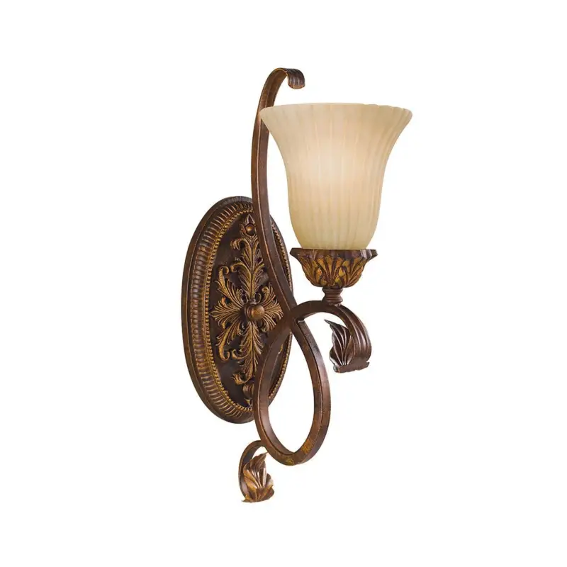 Offre Du Jour Applique Murale Sonoma Valley 1x60W Laiton Vieilli