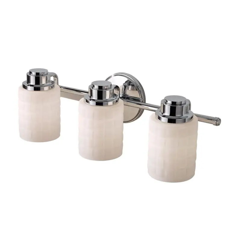 Meilleur Choix Applique Salle de Bain Wadsworth 3x3W LED Chrome Poli