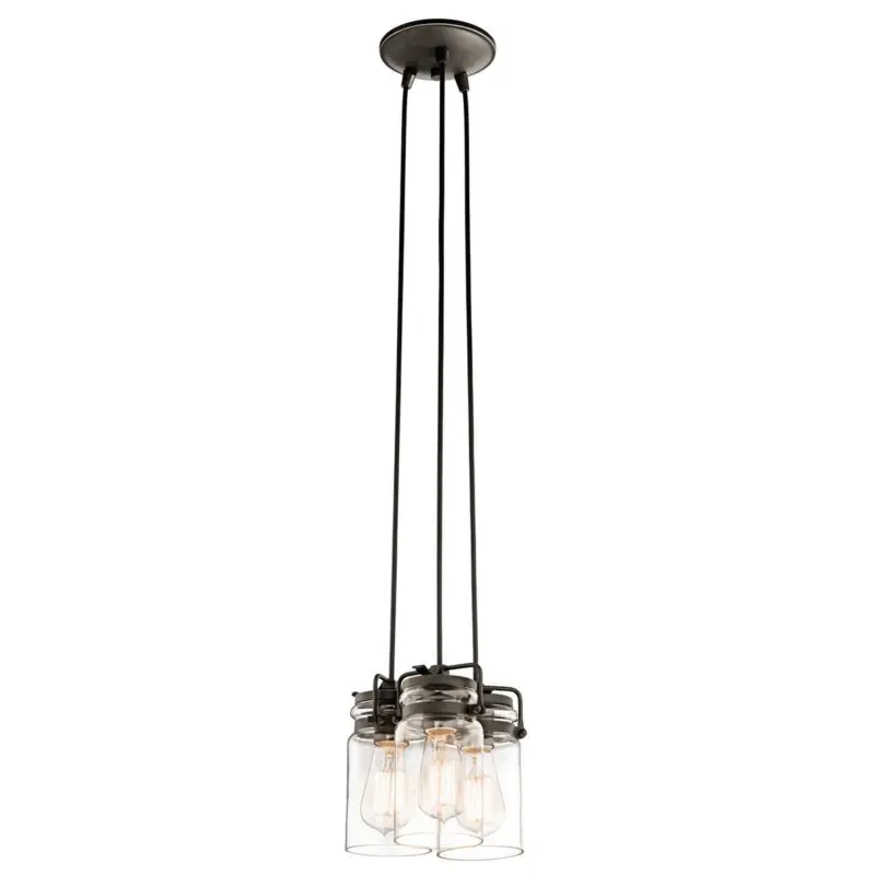 Prix Bas Suspension Brinley 3x60W Bronze Vieilli