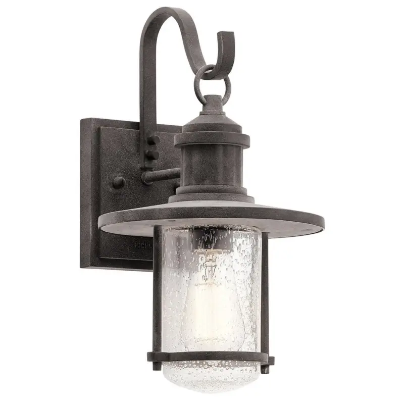 Dernière Chance Applique Murale Riverwood 1x100W Zinc H362mm