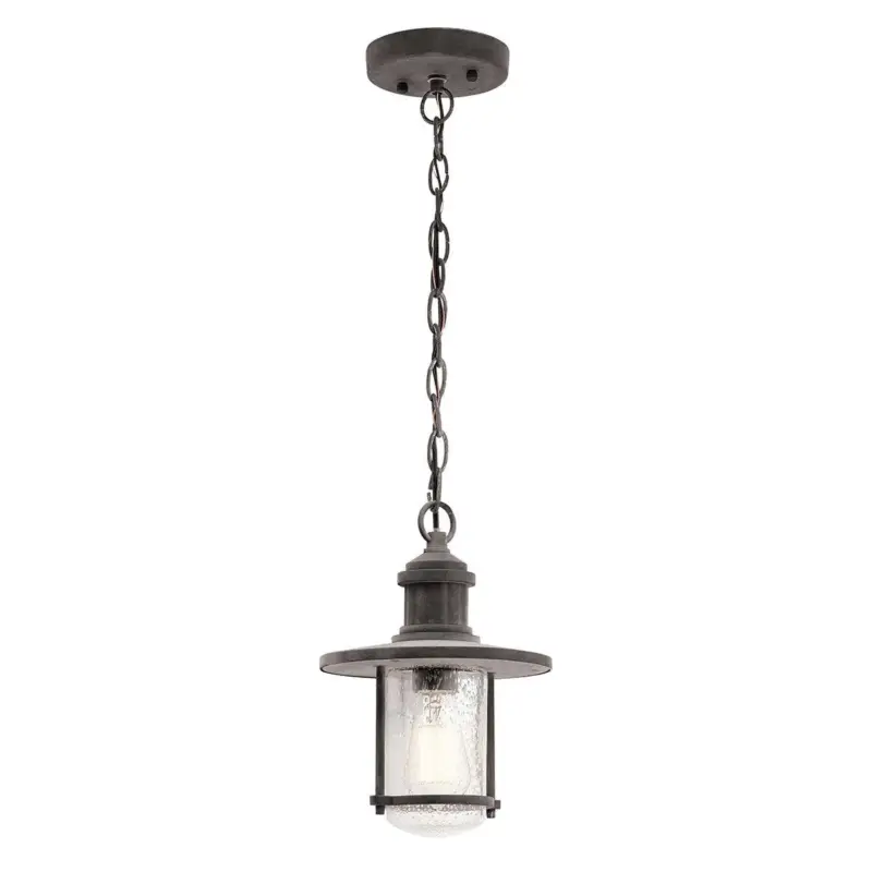 Certifié Suspension Riverwood 1x100W Zinc