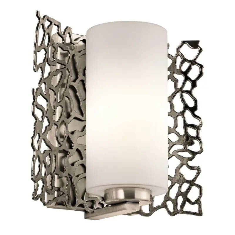 Applique Murale Silver Coral 1x100W Etain Acheter Direct
