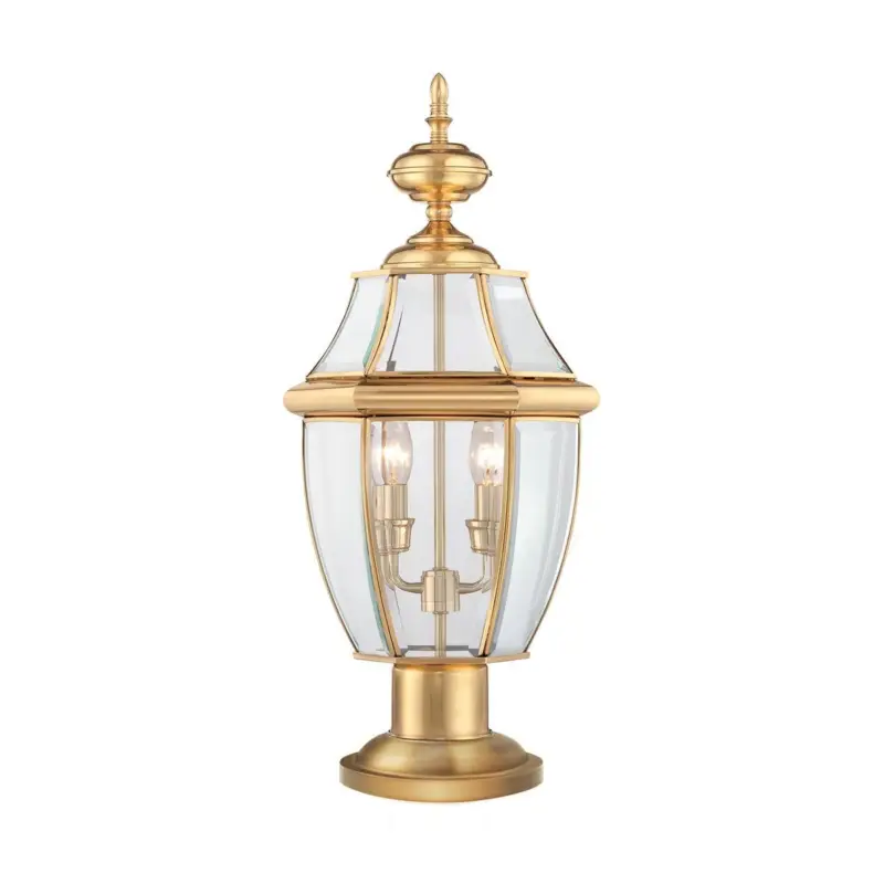Prix Réduit Borne Newbury 2x60W Laiton Poli