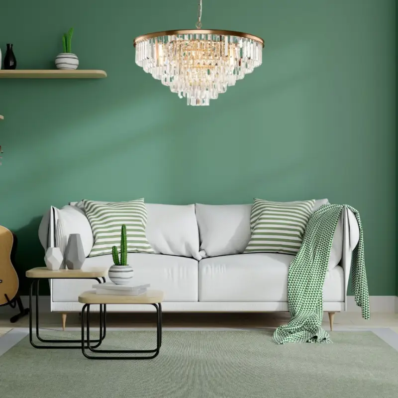 Promotion Saisonnière Suspension Cascade Revero Laiton 16x40W