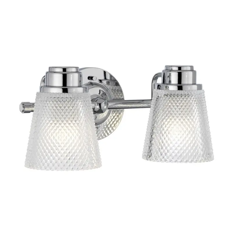 Promotion Applique Salle de Bain Hudson 2x3,5W G9 Chromé Poli