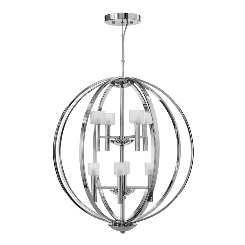 Achat Immédiat Suspension Mondo 8×3,5W G9 Chromé Poli