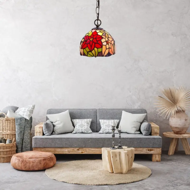 Suspension Style Tiffany Guell 1x40W E27 Nouvel Arrivage