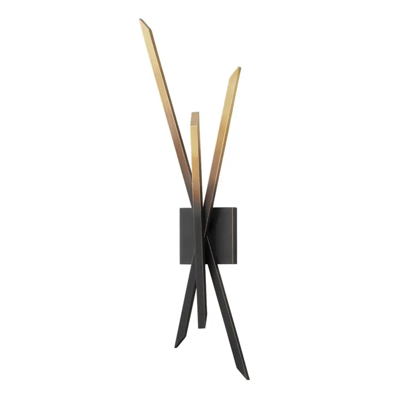 Bon Plan Applique Murale Gansevoort 12W LED Noir Laiton