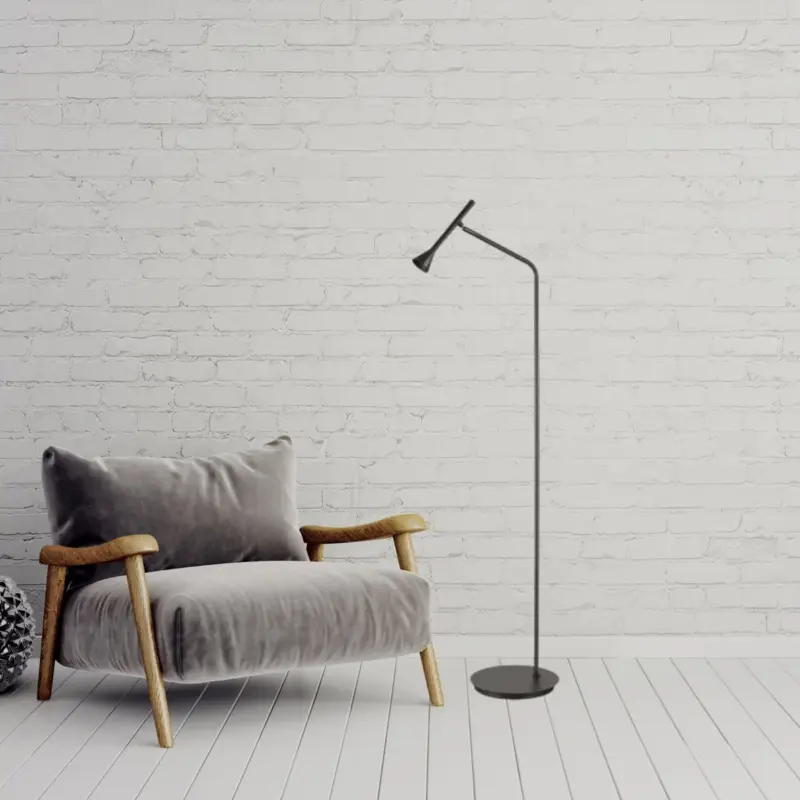 Lampadaire Diesis 1×4,5W LED Noir Achetez Aujourd&rsquo;hui
