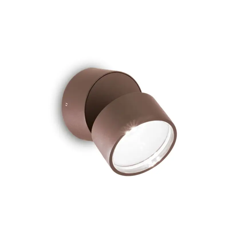 Achat Immédiat Applique Extérieur Omega Round 1x7W LED Café