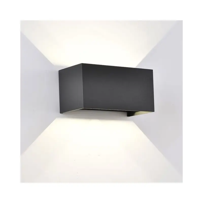 Meilleure Vente Applique Extérieur Davos 1x24W Noir Fumé 4000K