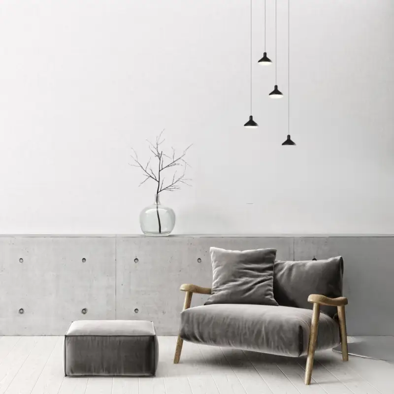Offre Du Jour Suspension Sirio 1x32W Noir Blanc