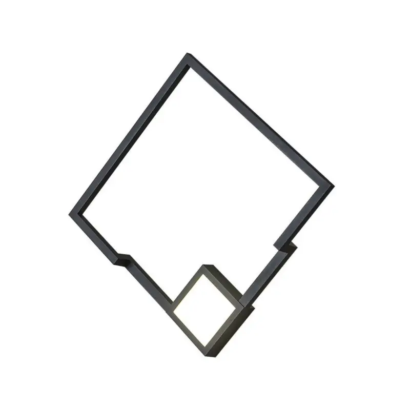 Applique Murale Boutique 1x25W Noir Dimmable Jusqu'à Épuisement Des Stocks