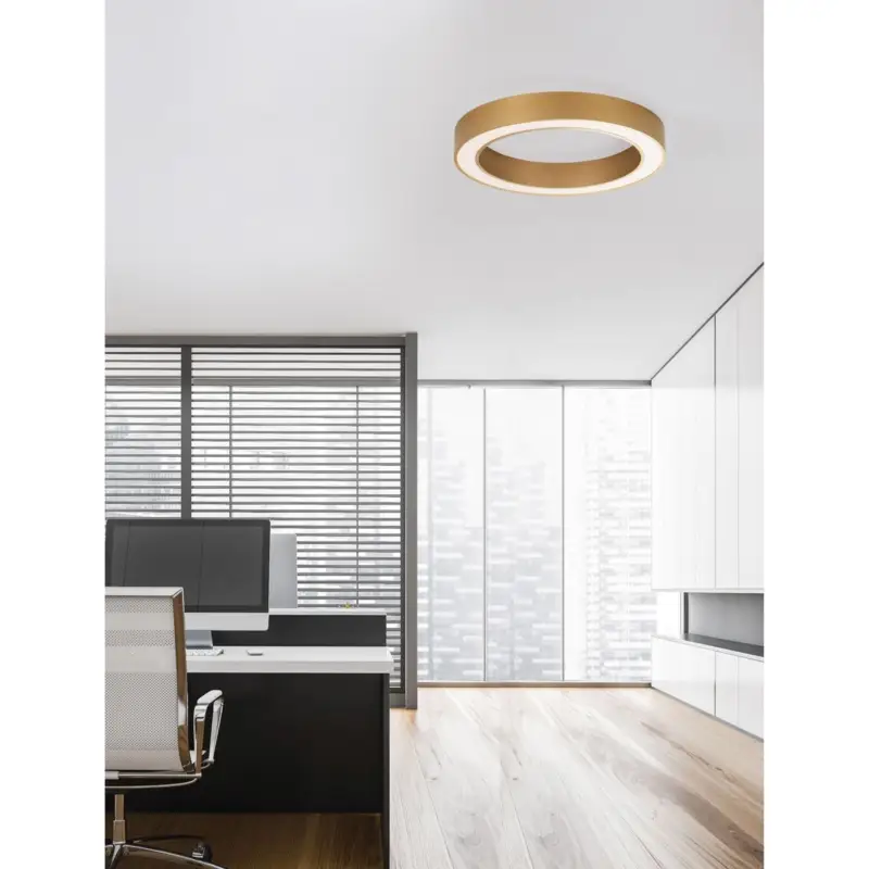 Promotion Plafonnier Opal 50W LED Laiton Or