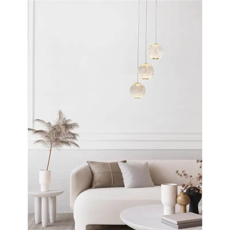 Acheter En Ligne Suspension Brillante 15W LED Or