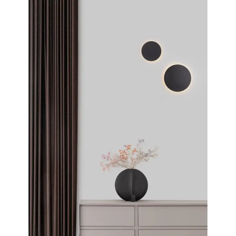 Acheter En Ligne Applique Murale Cyrcle 22,5W LED Noir