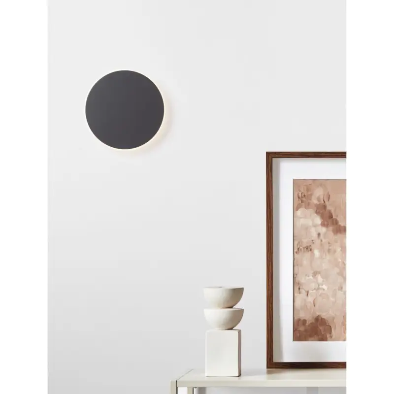 Applique Murale Cyrcle 20,5W LED Noir H30 Super Prix