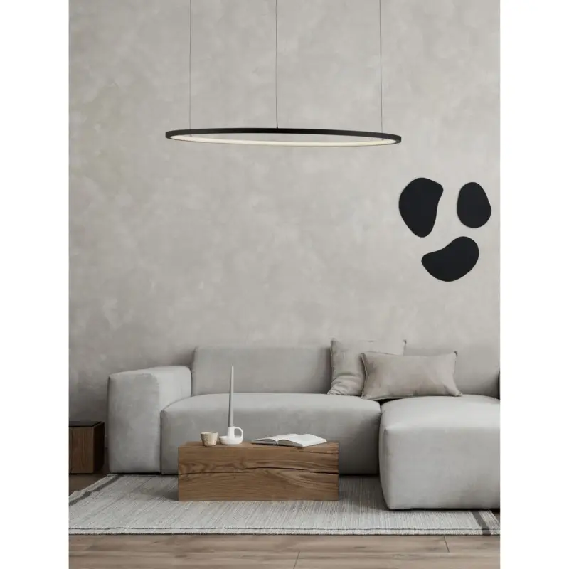 Suspension Tarquin 48W LED Noir Livraison Express