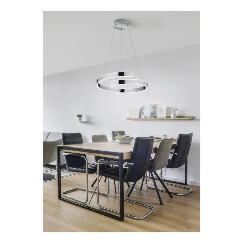 Suspension Parma 1x37W SMD LED Chrome Expédition Rapide