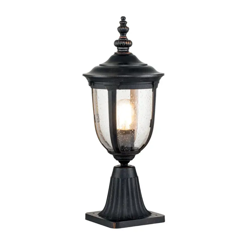 Dernier Modèle Potelet Extérieur Cleveland 1x60W E27 Bronze
