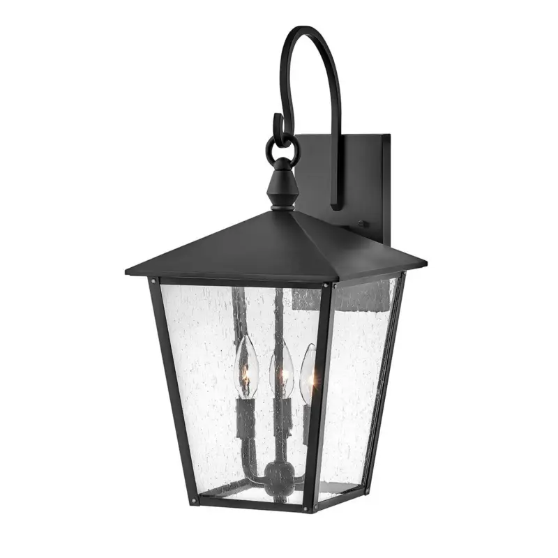 Applique Extérieure Huntersfield 3x40W E14 Noir Commander Vite