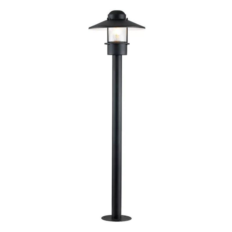 Paiement Sécurisé Borne Extérieure Klampenborg 1x60W E27 Noir