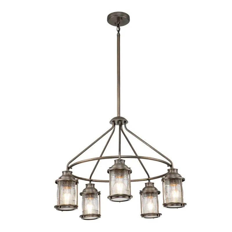Quantité Limitée Lustre Extérieur Ashland Bay 5x60W E27 Bronze