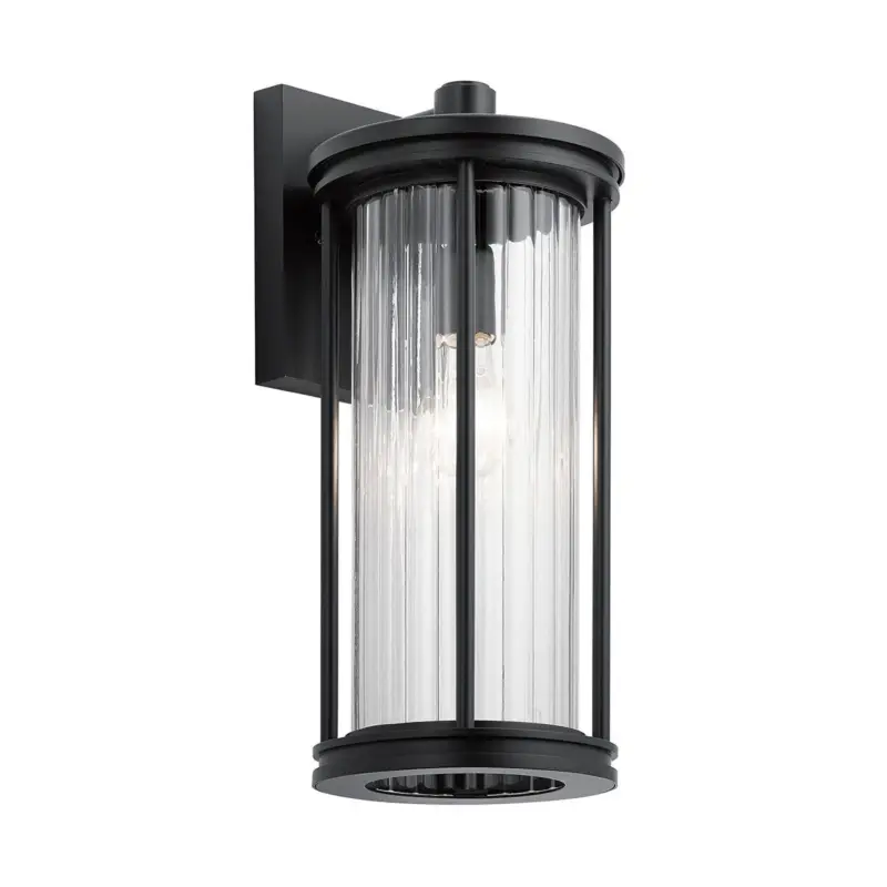 Usine Directe Applique Extérieure Barras 1x40W E27 Noir H406