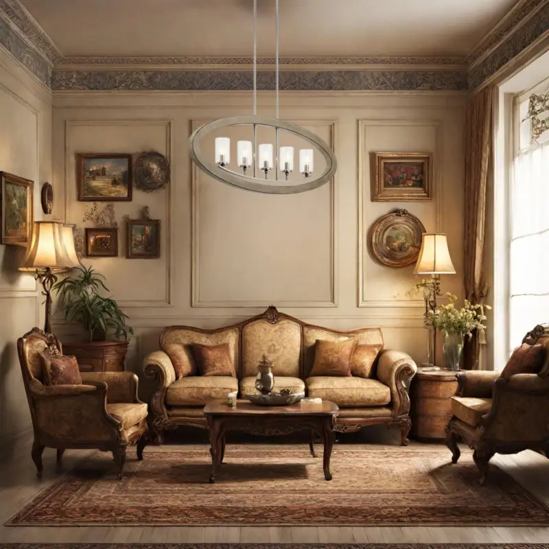 Prix Choc Suspension Grand Bank 5x60W E14 Gris